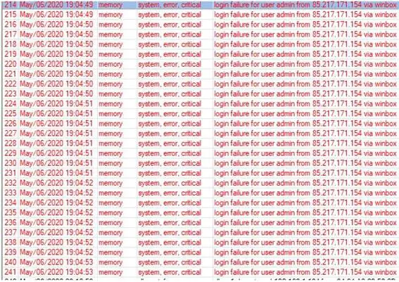 Mensaje de error mostrado en la pantalla, indicando un problema con la operación realizada.