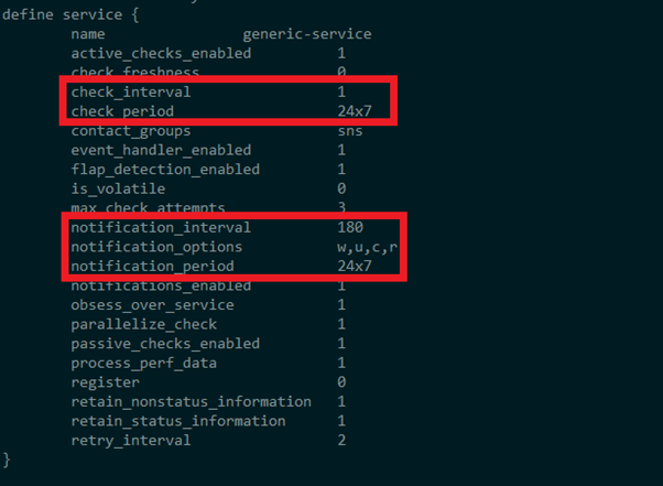 Nagios intervalos de notificación